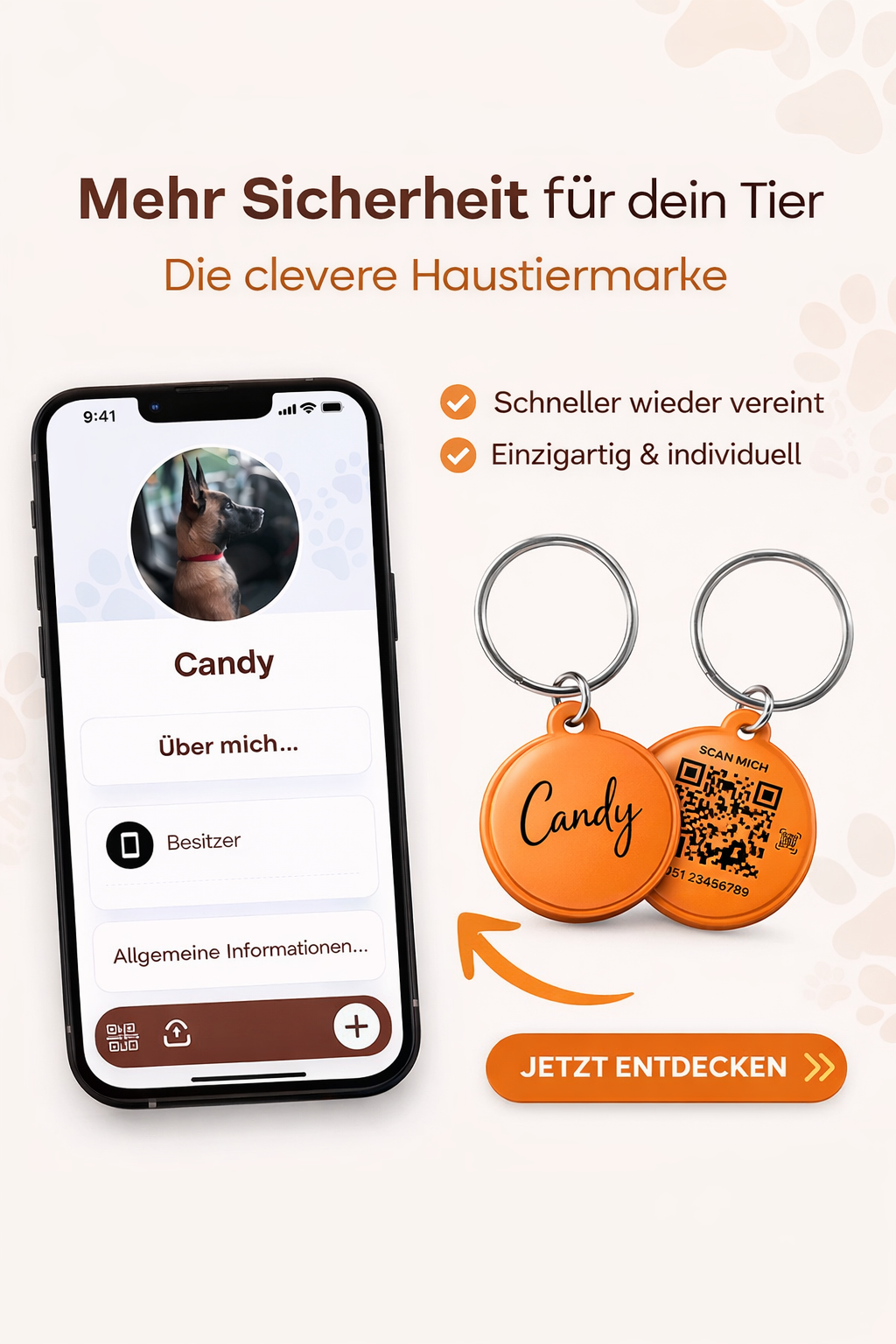 Die innovative Hundemarke
